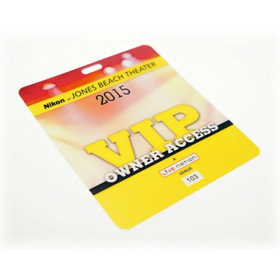 2.5" x 3.5" Gift Card Stock Lanyard Card