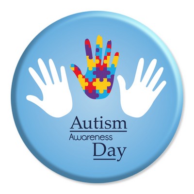 Metal Buttons circle (2.25") Four colour process